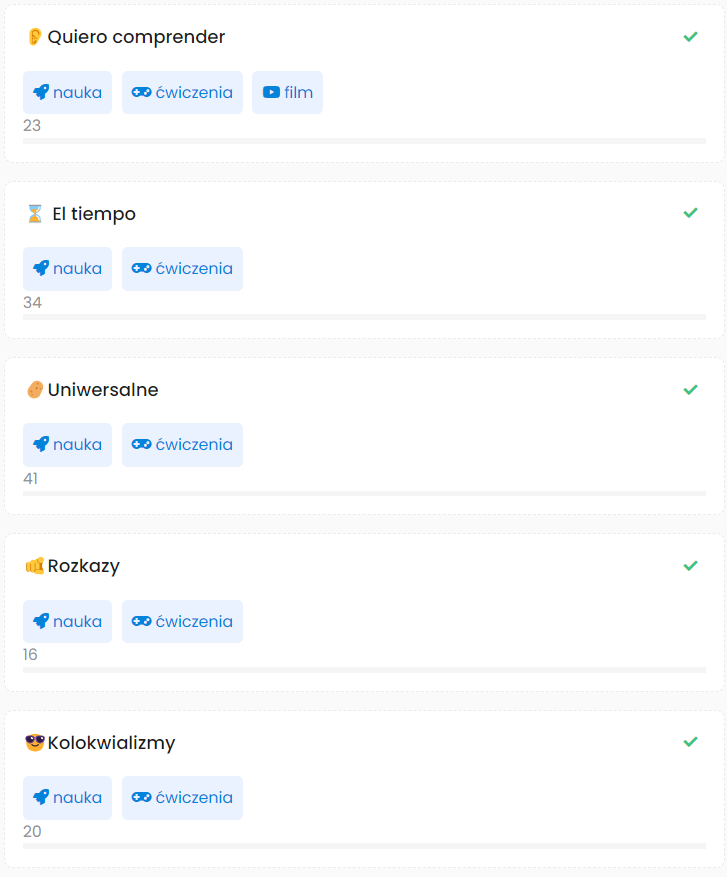 Kurs HISZPAŃSKI DO WAKACJI Kurs HISZPAŃSKI DO WAKACJI
